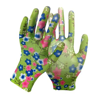 나일론은 PU 노동 장갑을 인쇄했습니다